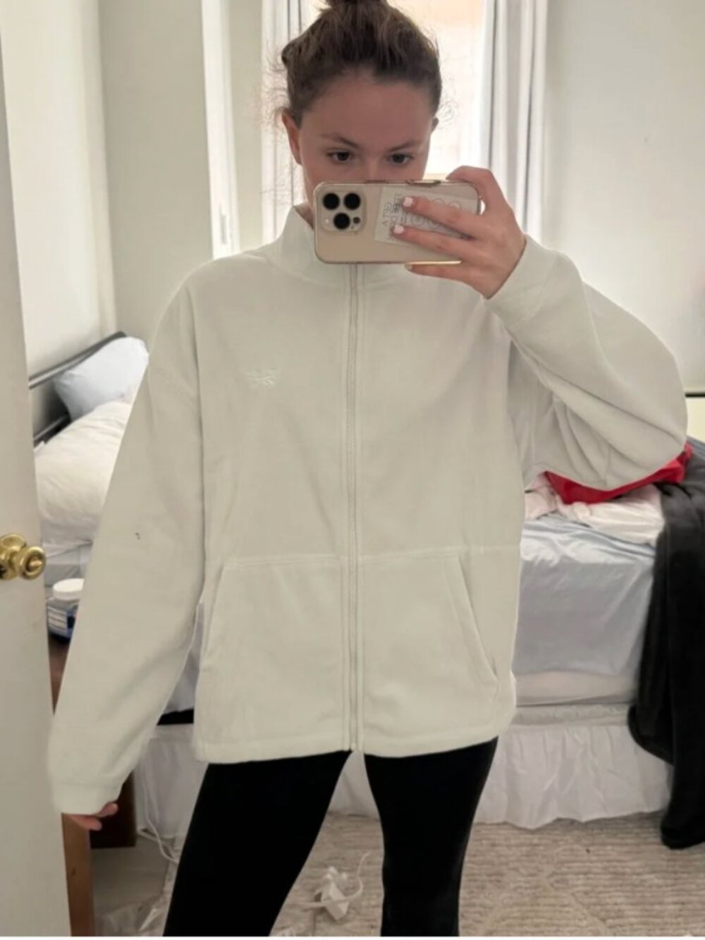 NWT Set Active x Reebok Pale Mint Green Microfleece Jacket